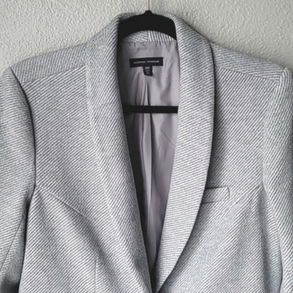 Universal Standard Single Button Ribbed Blazer, S… - image 2